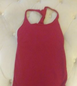 Berry color Bebe P/S twisted racerback tank